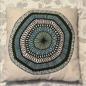 Geometric Pattern 14” x 14” Throw Pillow